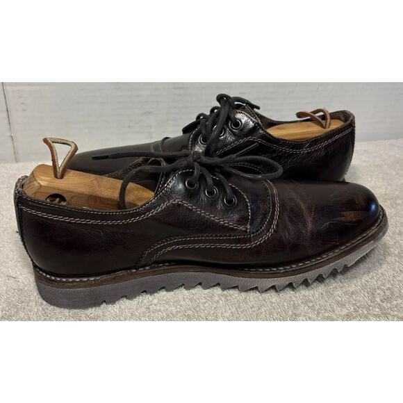 Bed Stu Mark Mens Brown Leather Oxfords & Lace Ups Plain Toe Shoes Size 9.5 main image 7